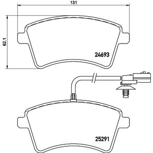 Mintex Lcv Van Kits Externally Vented 280mm MVK0053