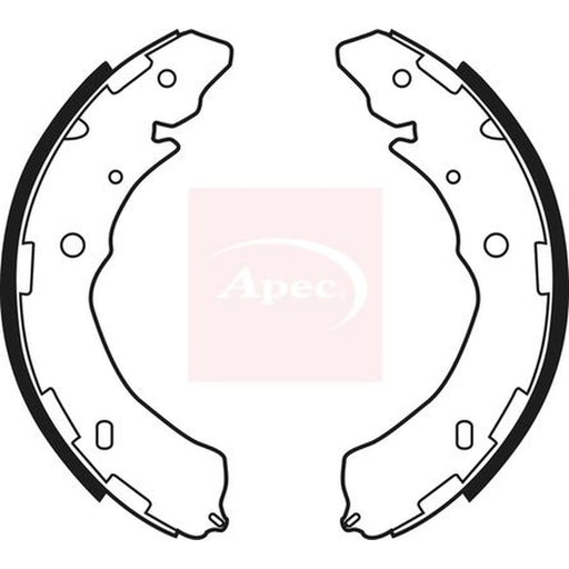 Apec Brake Shoe Set Axle Kit SHU772