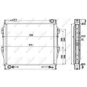 NRF Engine Radiator 52091