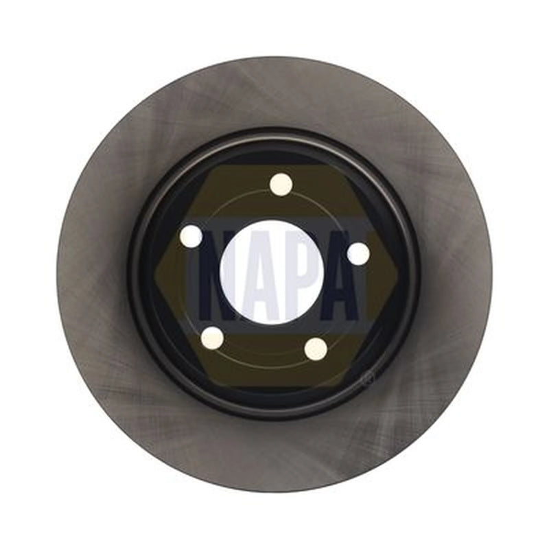 NAPA 2 x Solid Rear Brake Discs NBD5710-x2