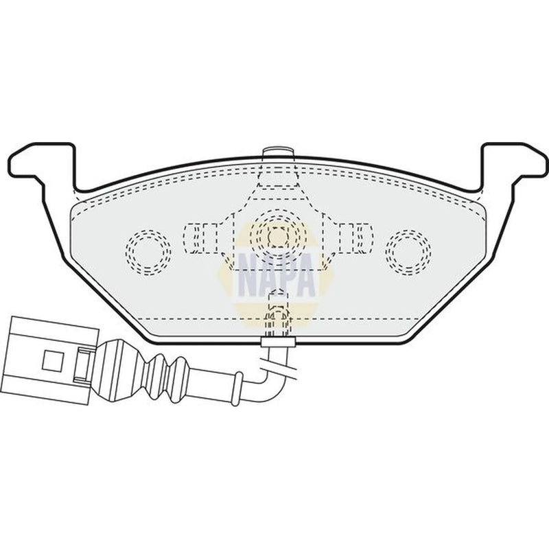 NAPA Front Brake Pad Set NBP1365