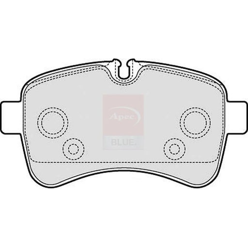Apec Rear Brake Pad Set PD3664