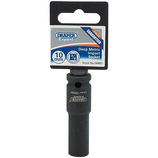 Draper Expert HI-TORQ 6 Point Deep Impact Socket, 3/8" Sq. Dr., 10mm Draper  - Town Parts