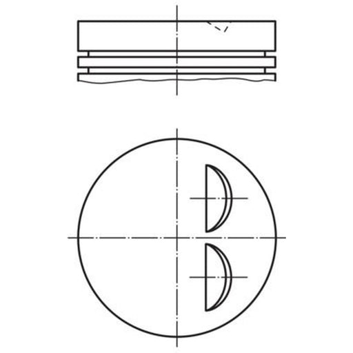 Mahle Piston Cylinder Bore = 93mm 011 46 00