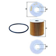 Mahle Engine Oil Filter OX 192D