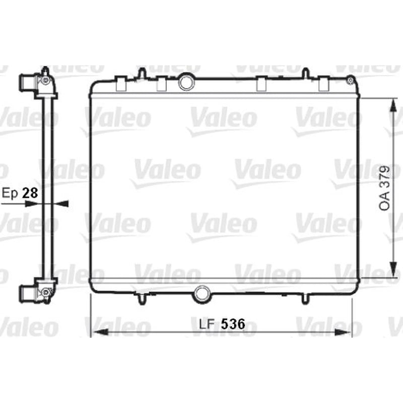 Valeo Engine Radiator 735608