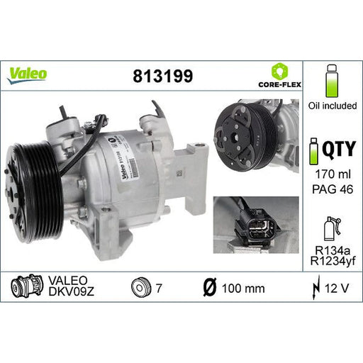Valeo Air Conditioning Compressor 813199