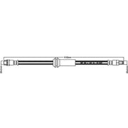 Abtex Brake Hydraulic Hose Line Right ABH1190