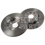 Key Parts 2 x Vented Front Brake Discs KBD4534-x2