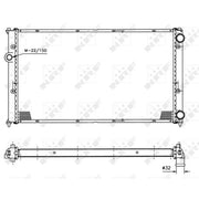 NRF Engine Radiator 50458
