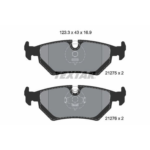 Textar Rear Brake Pad Set 2127504