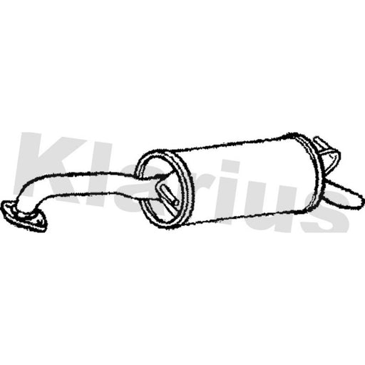 Klarius Box With Tail Pipe Rear TY690X