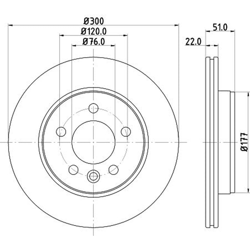 Mintex Lcv Van Kits internally vented 300mm MVK0088