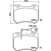 Mintex Front Brake Pad Set MDB3037