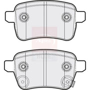Apec Rear Brake Pad Set PD3712