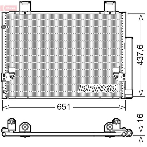 Denso Air Conditioning Condenser DCN50057