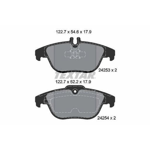 Textar Rear Brake Pad Set 2425301