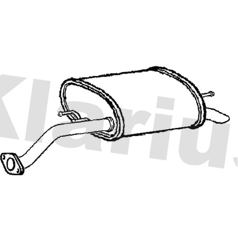 Klarius Box With Tail Pipe Rear KA90C