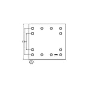 Textar Textar Cv Brake Lining Set 1905203