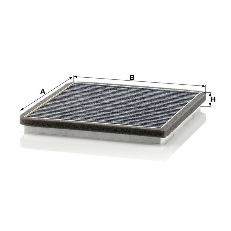 MANN-FILTER Cabin Air Filter (Pollen Filter) behind the glo CUK 20 010