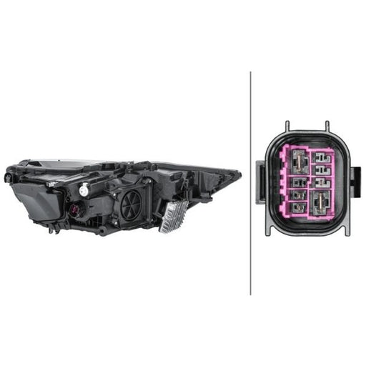 Hella Headlight Headlamp LED Left 1ZX 013 376-131
