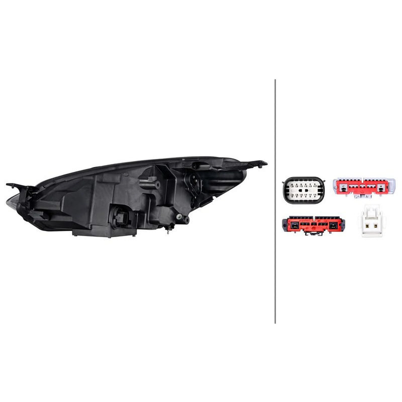 Hella Headlight Headlamp LED Right 1LX 354 858-081