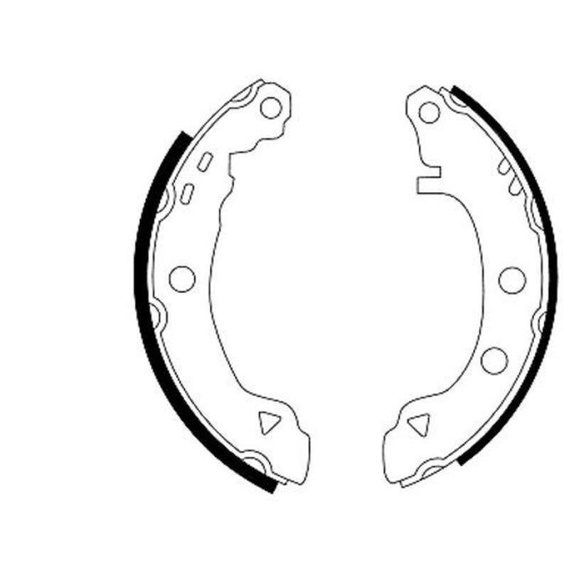 Textar Brake Shoe Set Axle Kit 91037901
