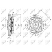 NRF Radiator Fan Clutch 49641