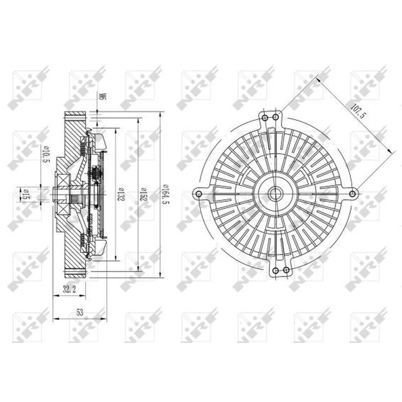 NRF Radiator Fan Clutch 49641