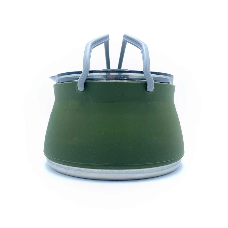 Wolf Outdoors EzyStow Collapsible Kettle 1L Olive Green - Wolf Outdoors - Van Life Living