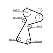 Gates Timing Belt Kit with Rollers K035561XS