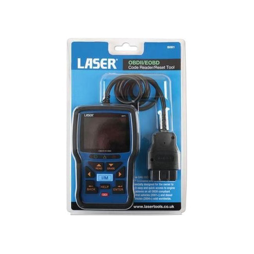 Laser OBDII/EOBD Code Reader & Reset Tool 5091 Laser  - Town Parts