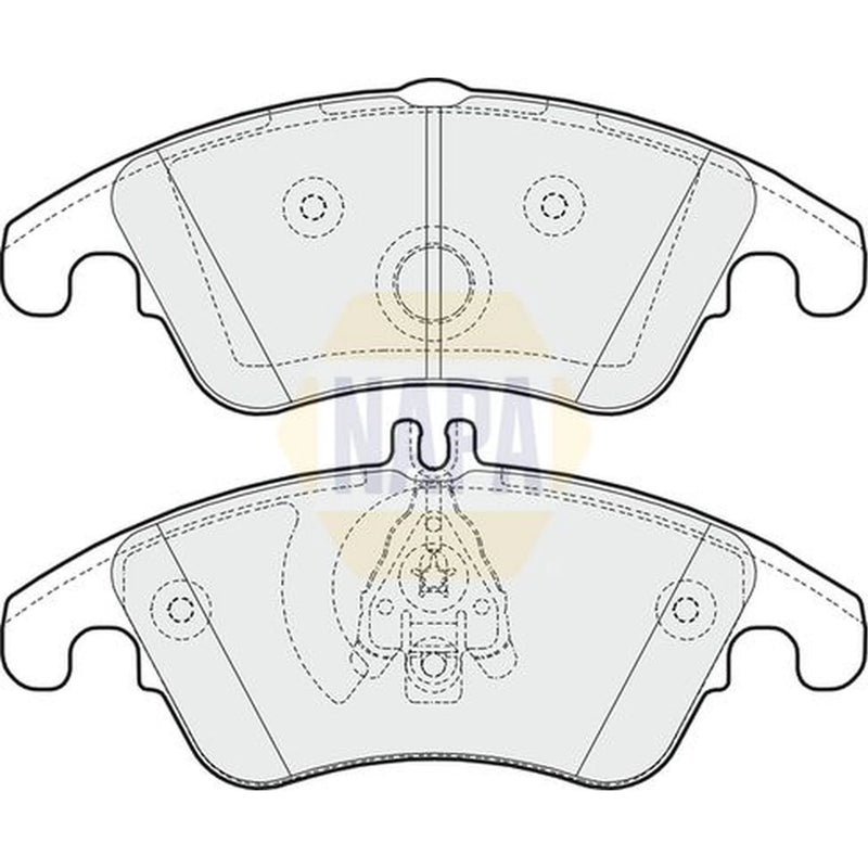 NAPA Front Brake Pad Set NBP1449