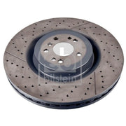 Febi 2 x Internally Vented Front Brake Discs 107723-x2