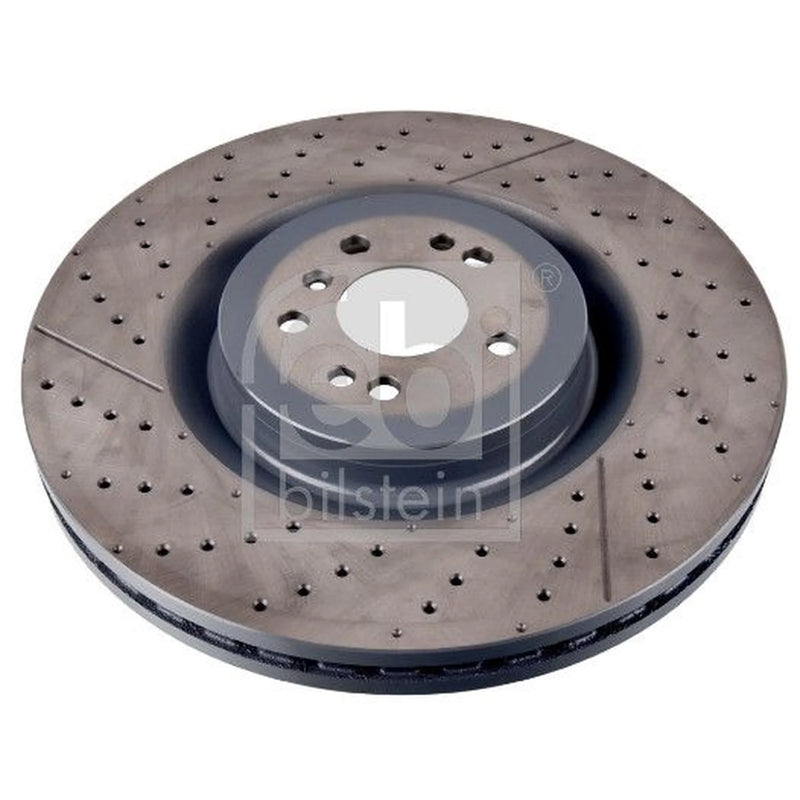 Febi 2 x Internally Vented Front Brake Discs 107723-x2