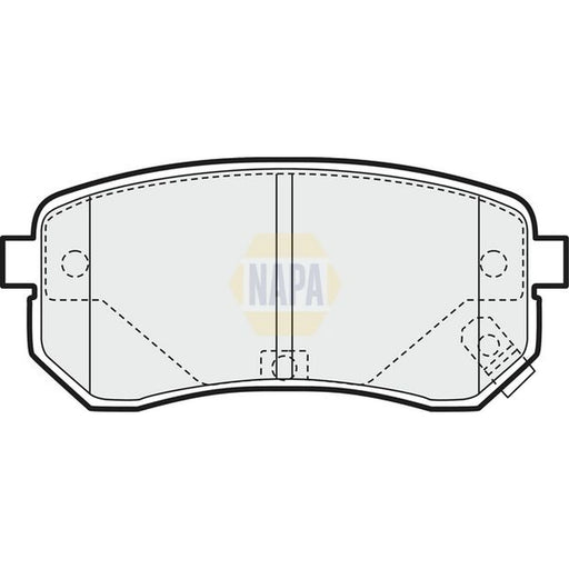 NAPA Rear Brake Pad Set NBP1090