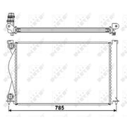 NRF Engine Radiator 50596