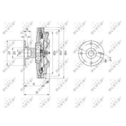 NRF Radiator Fan Clutch 49573