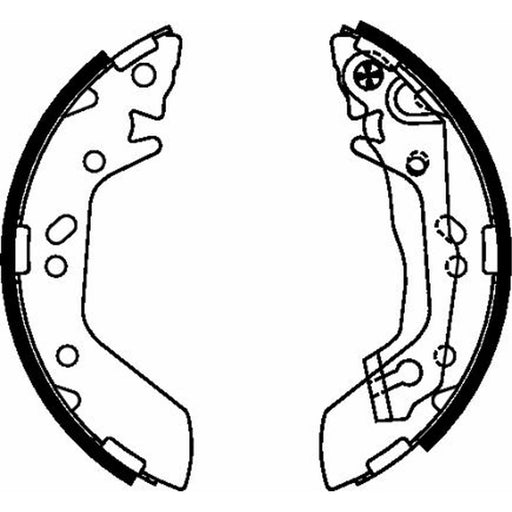 Textar Brake Shoe Set Axle Kit 91059600