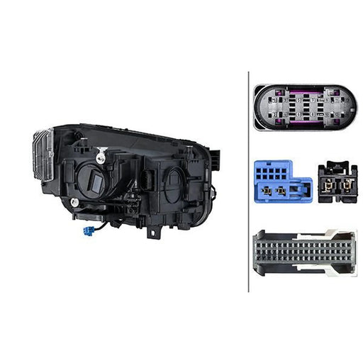 Hella Headlight Headlamp LED Left 1LX 013 080-631