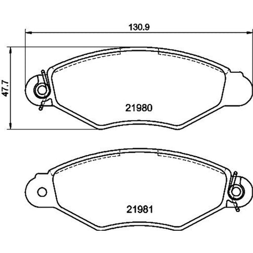 DON Front Brake Pad Set PCP1151