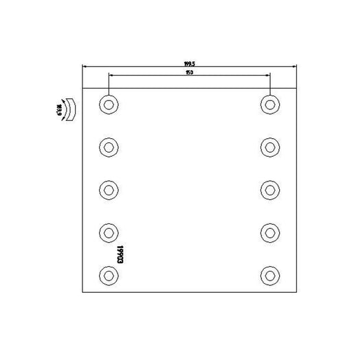 DON Don Cv Brake Lining Set BC1001011X7340