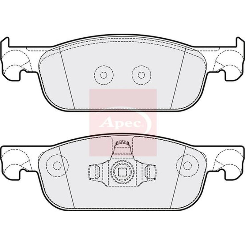 Apec Front Brake Pad Set PAD2127