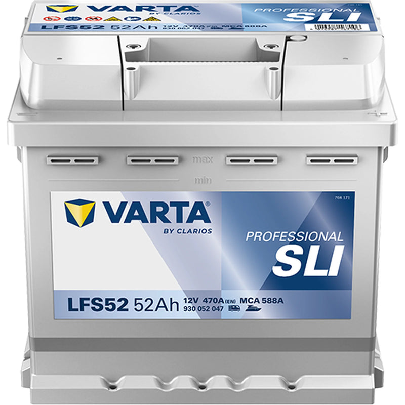 Varta Battery 12V 52Ah 470A 930052047K312