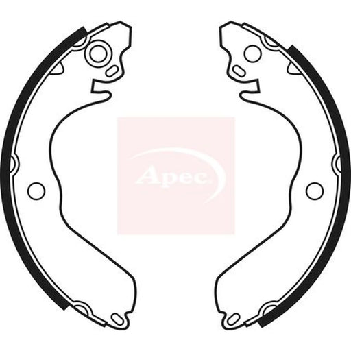 Apec Brake Shoe Set Axle Kit SHU501