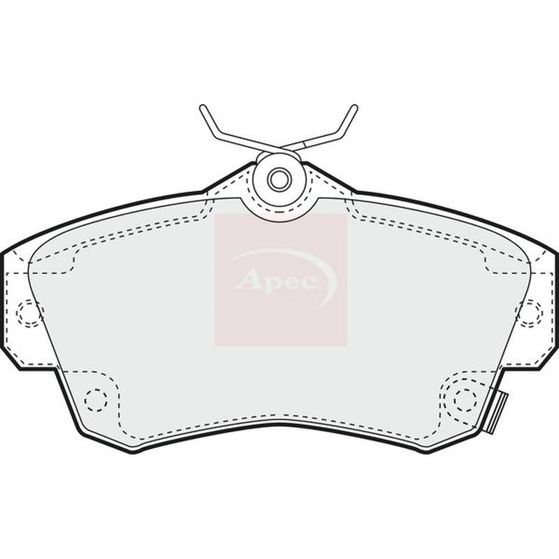 Apec Front Brake Pad Set PAD1118
