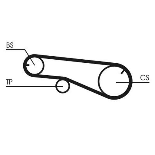 Continental CTAM Timing Belt Cambelt 65 Teeth CT1109