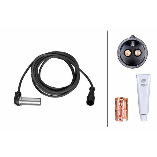 Hella ABS Wheel Speed Sensor Front 6PU 230 052-411