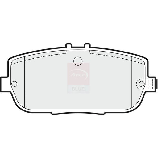 Apec Rear Brake Pad Set PD3336