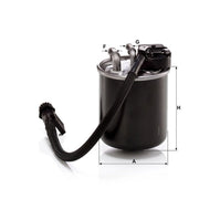 MANN-FILTER Fuel Filter Element WK 820/18
